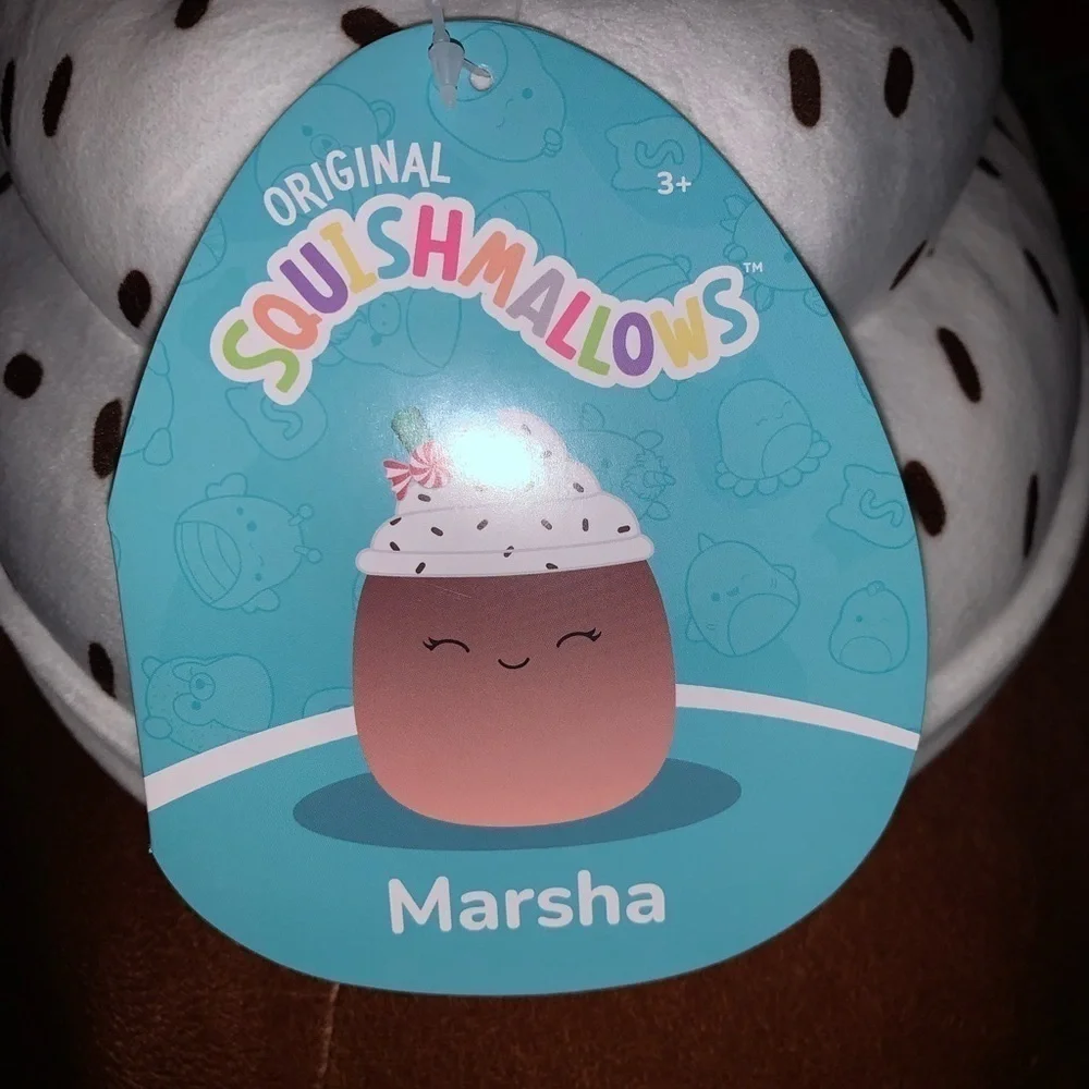 NWT Squishmallows Martha hot chocolate plush